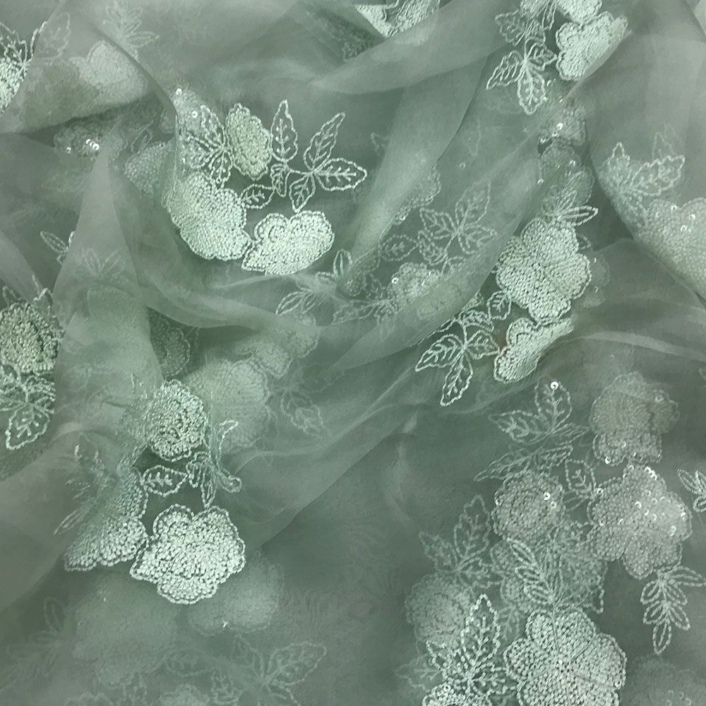 Wholesale Embroidered organza Fabric